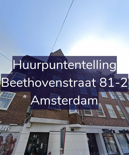 Foto gevel Huurpuntentelling voor Beethovenstraat 81-2, Amsterdam