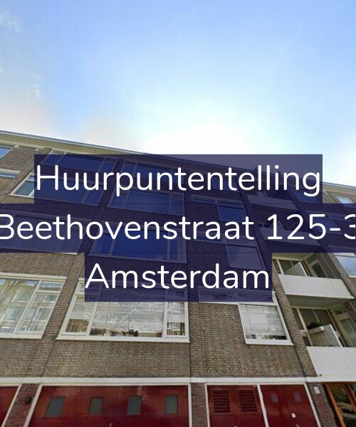 Foto gevel Huurpuntentelling voor Beethovenstraat 125-3, Amsterdam