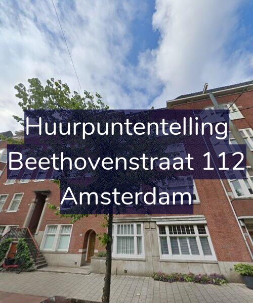 Foto gevel Huurpuntentelling voor Beethovenstraat 112, Amsterdam