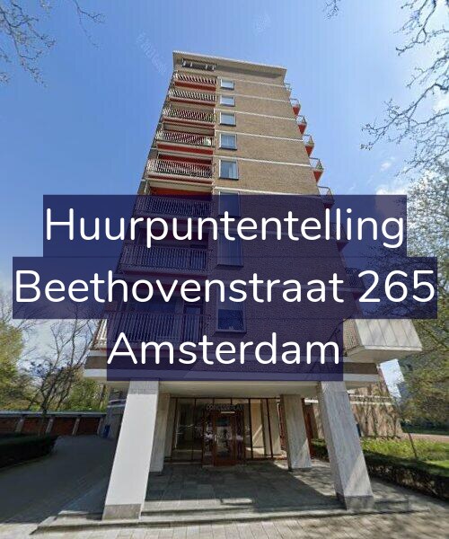Foto gevel Huurpuntentelling voor Beethovenstraat 265, Amsterdam