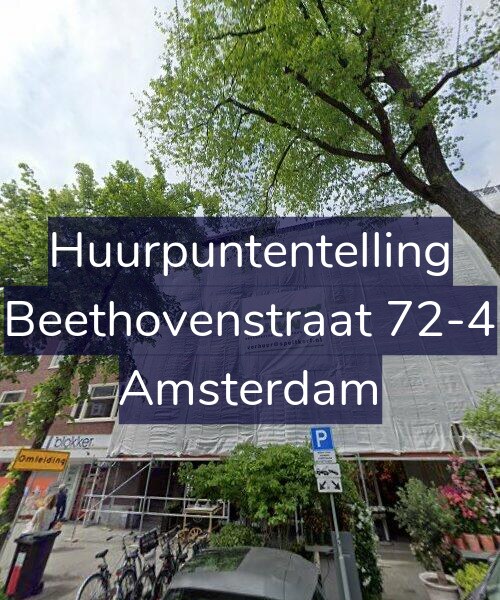 Foto gevel Huurpuntentelling voor Beethovenstraat 72-4, Amsterdam