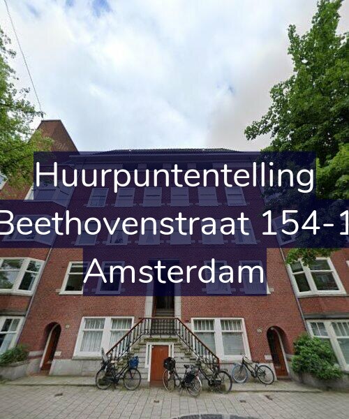 Foto gevel Huurpuntentelling voor Beethovenstraat 154-1, Amsterdam