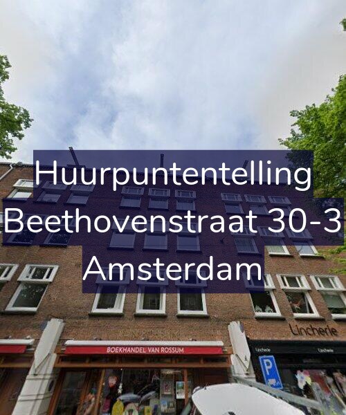 Foto gevel Huurpuntentelling voor Beethovenstraat 30-3, Amsterdam