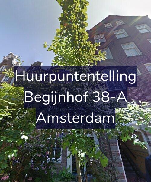 Foto gevel Huurpuntentelling voor Begijnhof 38-A, Amsterdam