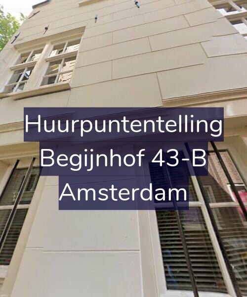 Foto gevel Huurpuntentelling voor Begijnhof 43-B, Amsterdam
