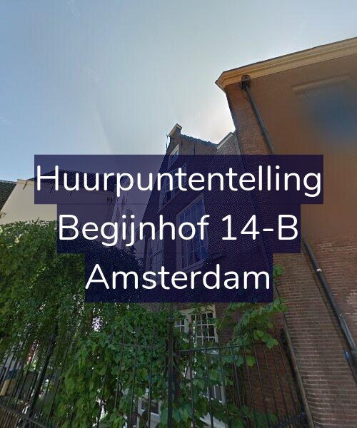 Foto gevel Huurpuntentelling voor Begijnhof 14-B, Amsterdam