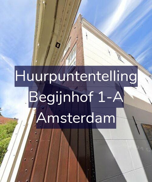Foto gevel Huurpuntentelling voor Begijnhof 1-A, Amsterdam