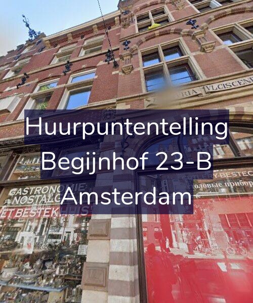 Foto gevel Huurpuntentelling voor Begijnhof 23-B, Amsterdam