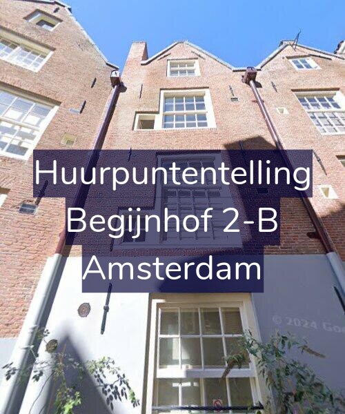 Foto gevel Huurpuntentelling voor Begijnhof 2-B, Amsterdam