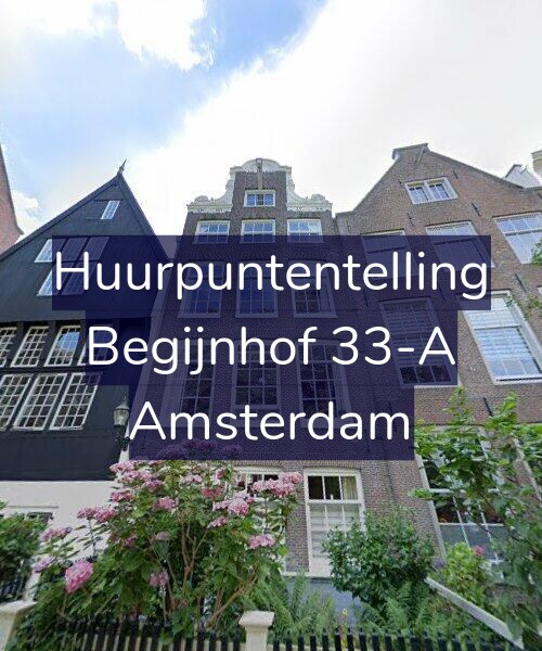 Foto gevel Huurpuntentelling voor Begijnhof 33-A, Amsterdam