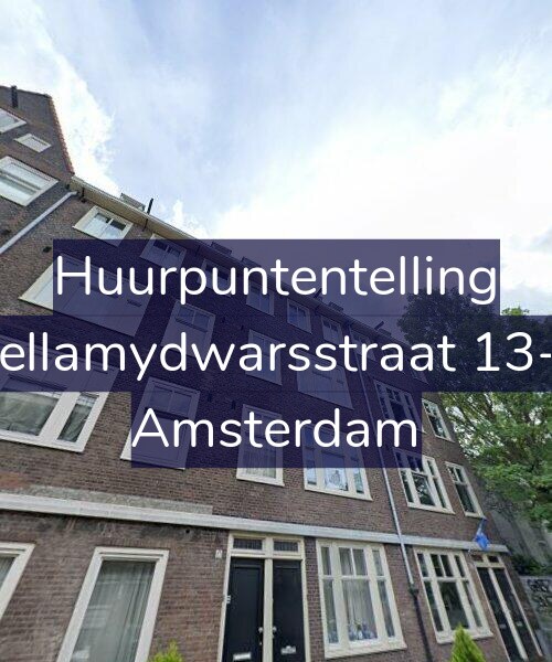 Foto gevel Huurpuntentelling voor Bellamydwarsstraat 13-2, Amsterdam
