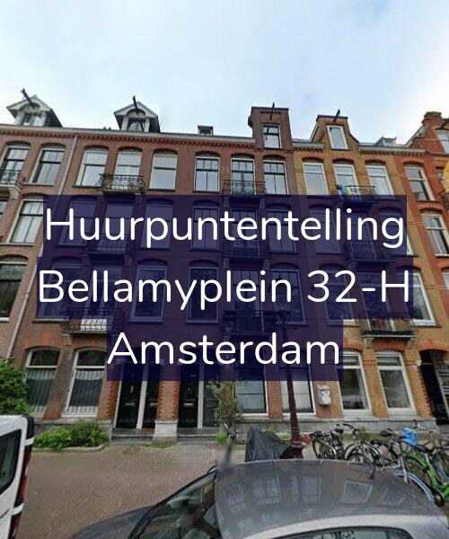 Foto gevel Huurpuntentelling voor Bellamyplein 32-H, Amsterdam