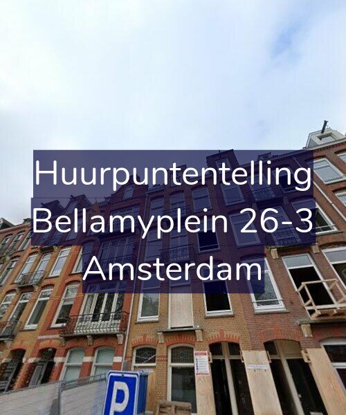 Foto gevel Huurpuntentelling voor Bellamyplein 26-3, Amsterdam