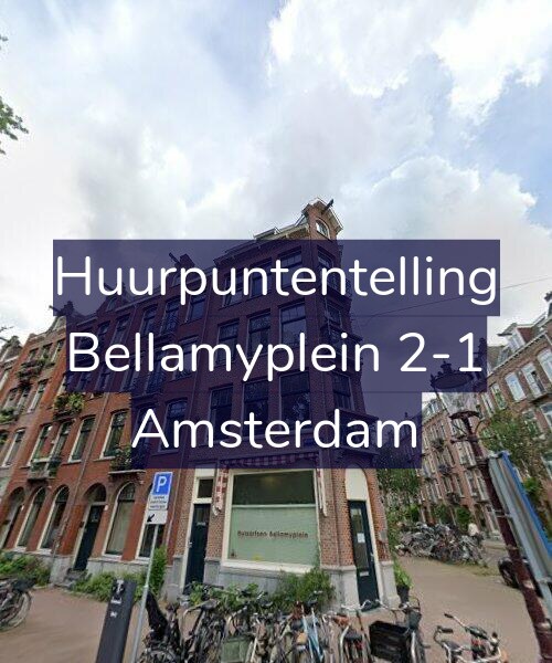 Foto gevel Huurpuntentelling voor Bellamyplein 2-1, Amsterdam