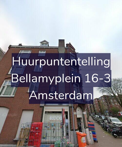 Foto gevel Huurpuntentelling voor Bellamyplein 16-3, Amsterdam
