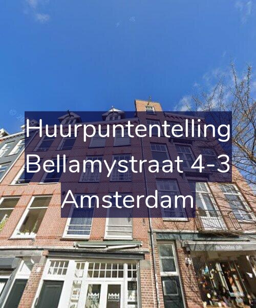 Foto gevel Huurpuntentelling voor Bellamystraat 4-3, Amsterdam