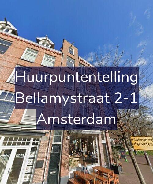 Foto gevel Huurpuntentelling voor Bellamystraat 2-1, Amsterdam