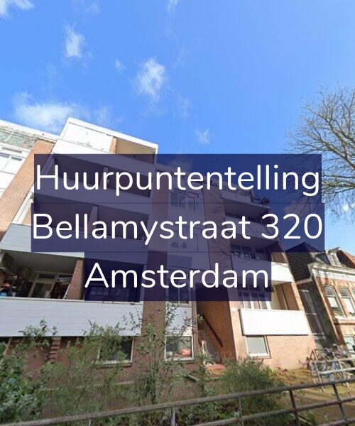 Foto gevel Huurpuntentelling voor Bellamystraat 320, Amsterdam