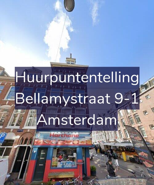 Foto gevel Huurpuntentelling voor Bellamystraat 9-1, Amsterdam