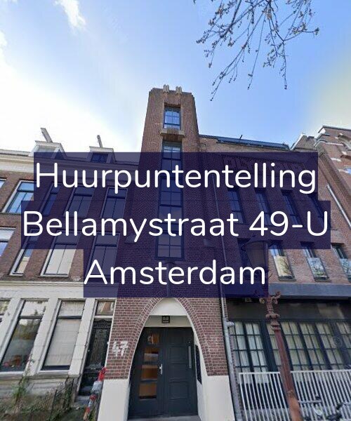 Foto gevel Huurpuntentelling voor Bellamystraat 49-U, Amsterdam