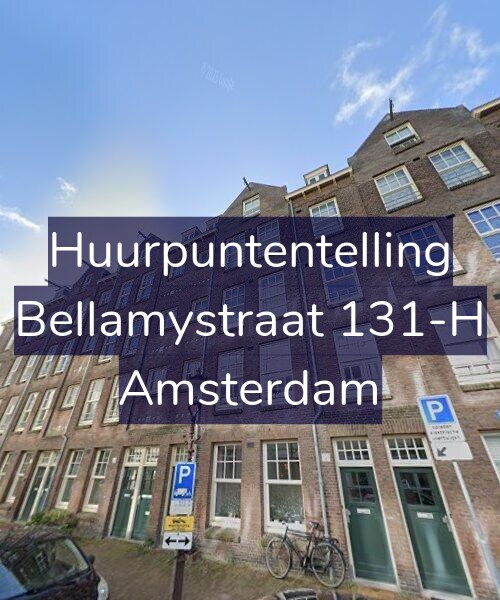 Foto gevel Huurpuntentelling voor Bellamystraat 131-H, Amsterdam