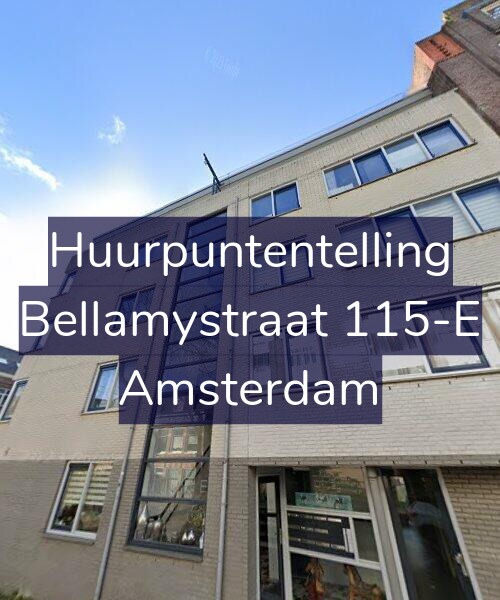 Foto gevel Huurpuntentelling voor Bellamystraat 115-E, Amsterdam