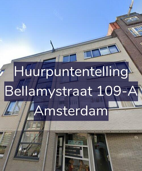Foto gevel Huurpuntentelling voor Bellamystraat 109-A, Amsterdam