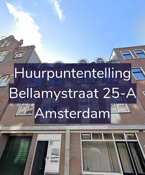 Foto gevel Huurpuntentelling voor Bellamystraat 25-A, Amsterdam