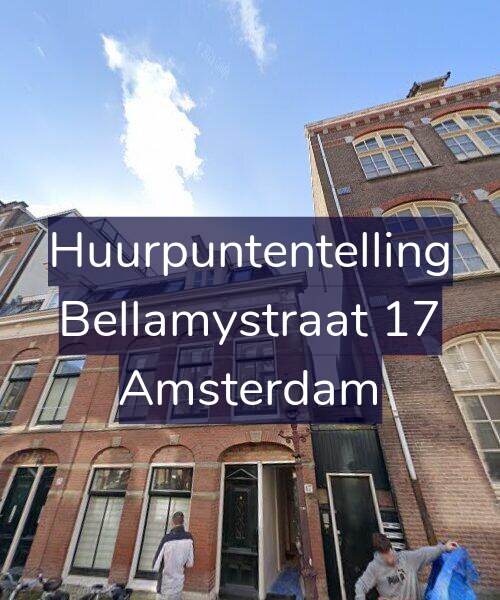 Foto gevel Huurpuntentelling voor Bellamystraat 17, Amsterdam