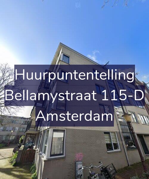 Foto gevel Huurpuntentelling voor Bellamystraat 115-D, Amsterdam