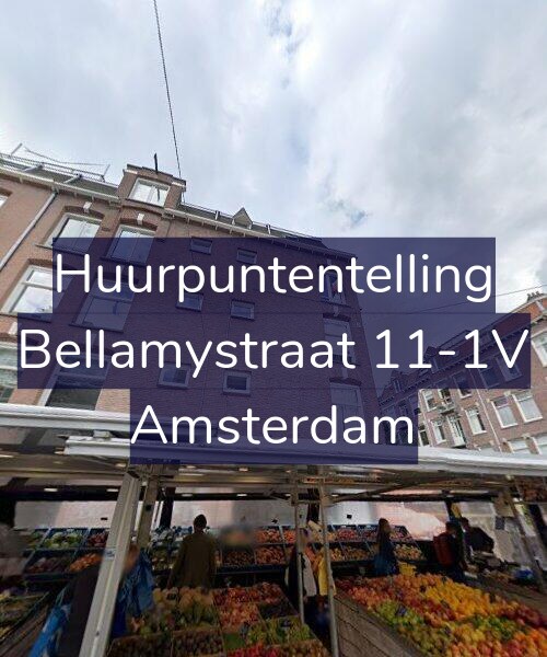 Foto gevel Huurpuntentelling voor Bellamystraat 11-1V, Amsterdam