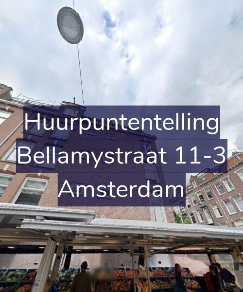 Foto gevel Huurpuntentelling voor Bellamystraat 11-3, Amsterdam
