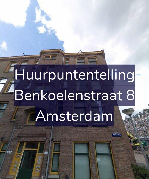 Foto gevel Huurpuntentelling voor Benkoelenstraat 8, Amsterdam