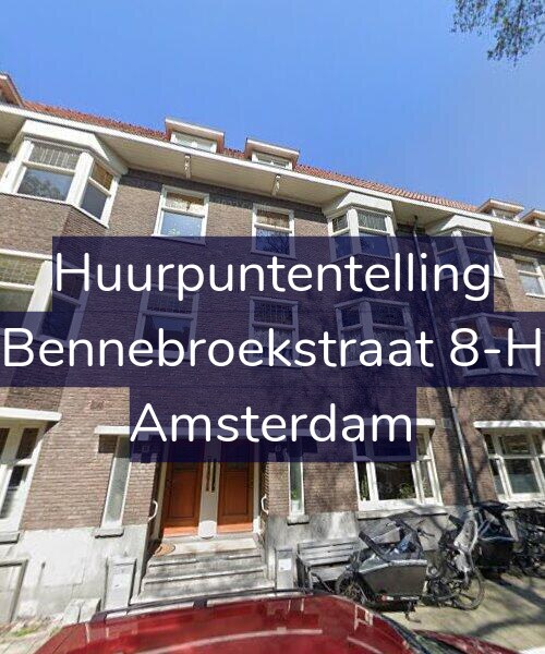 Foto gevel Huurpuntentelling voor Bennebroekstraat 8-H, Amsterdam