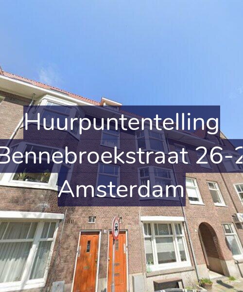 Foto gevel Huurpuntentelling voor Bennebroekstraat 26-2, Amsterdam