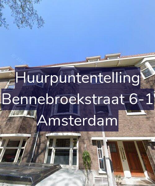 Foto gevel Huurpuntentelling voor Bennebroekstraat 6-1, Amsterdam