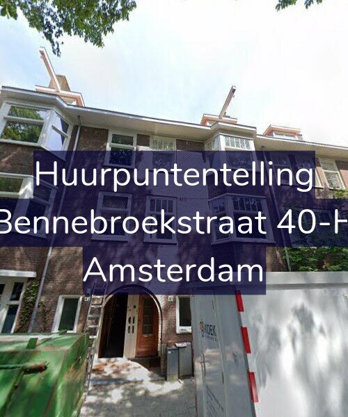 Foto gevel Huurpuntentelling voor Bennebroekstraat 40-H, Amsterdam