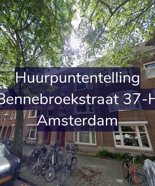 Foto gevel Huurpuntentelling voor Bennebroekstraat 37-H, Amsterdam