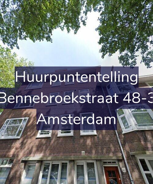 Foto gevel Huurpuntentelling voor Bennebroekstraat 48-3, Amsterdam