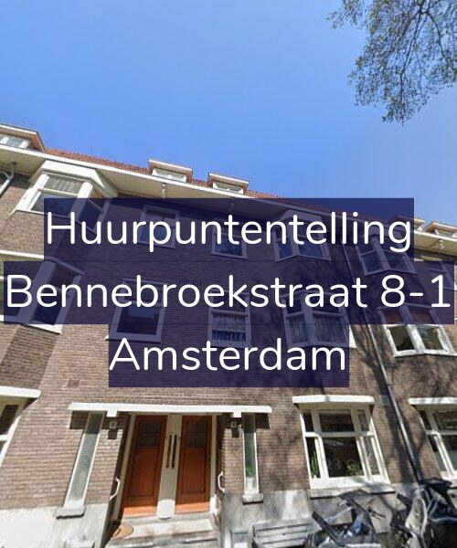 Foto gevel Huurpuntentelling voor Bennebroekstraat 8-1, Amsterdam