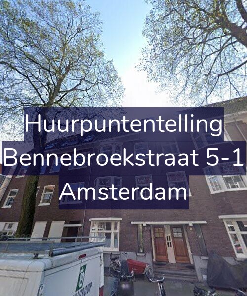 Foto gevel Huurpuntentelling voor Bennebroekstraat 5-1, Amsterdam