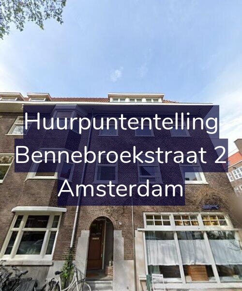 Foto gevel Huurpuntentelling voor Bennebroekstraat 2, Amsterdam