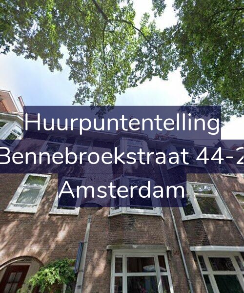 Foto gevel Huurpuntentelling voor Bennebroekstraat 44-2, Amsterdam