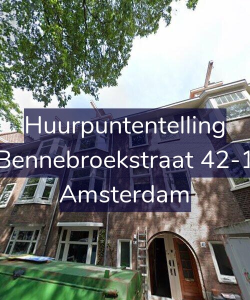 Foto gevel Huurpuntentelling voor Bennebroekstraat 42-1, Amsterdam