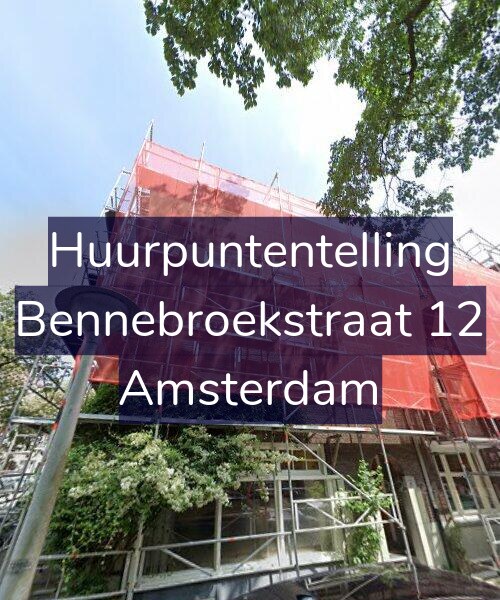 Foto gevel Huurpuntentelling voor Bennebroekstraat 12, Amsterdam