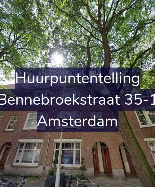 Foto gevel Huurpuntentelling voor Bennebroekstraat 35-1, Amsterdam