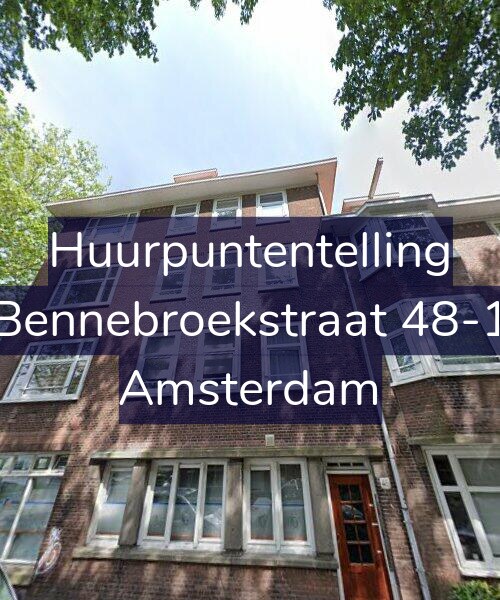 Foto gevel Huurpuntentelling voor Bennebroekstraat 48-1, Amsterdam