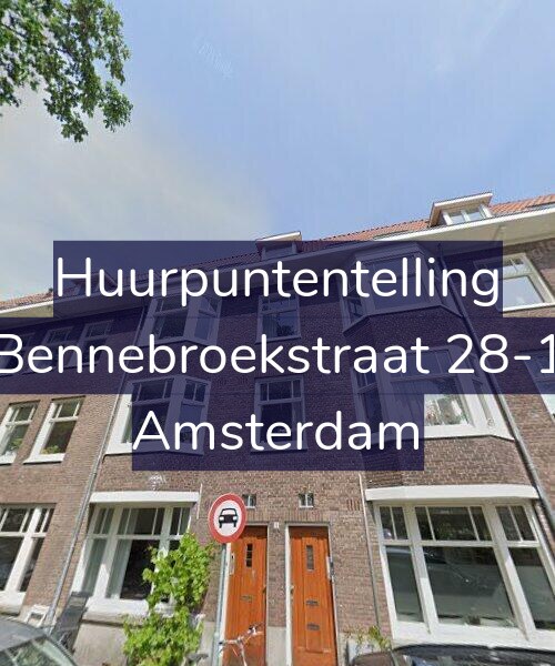 Foto gevel Huurpuntentelling voor Bennebroekstraat 28-1, Amsterdam