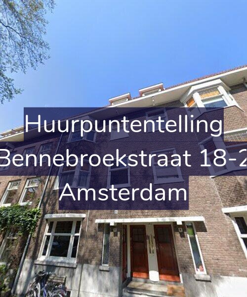 Foto gevel Huurpuntentelling voor Bennebroekstraat 18-2, Amsterdam