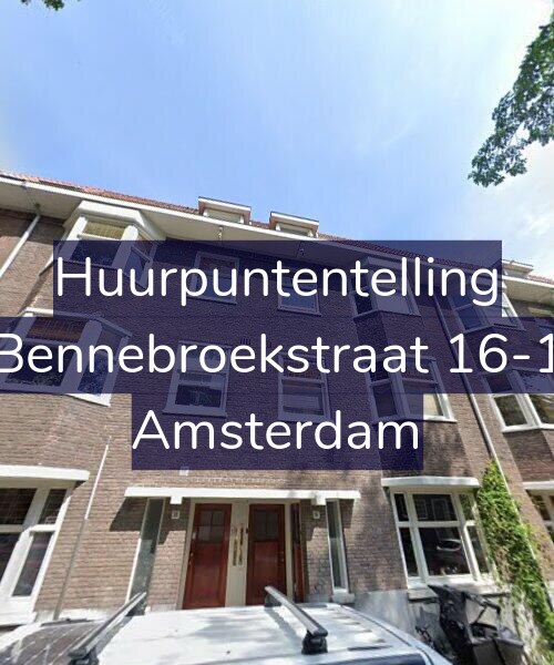 Foto gevel Huurpuntentelling voor Bennebroekstraat 16-1, Amsterdam